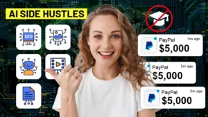 Unlock Your AI Fortune: 5 Simple Side Hustles Generating $5K/Month Now (No Degree Needed!)